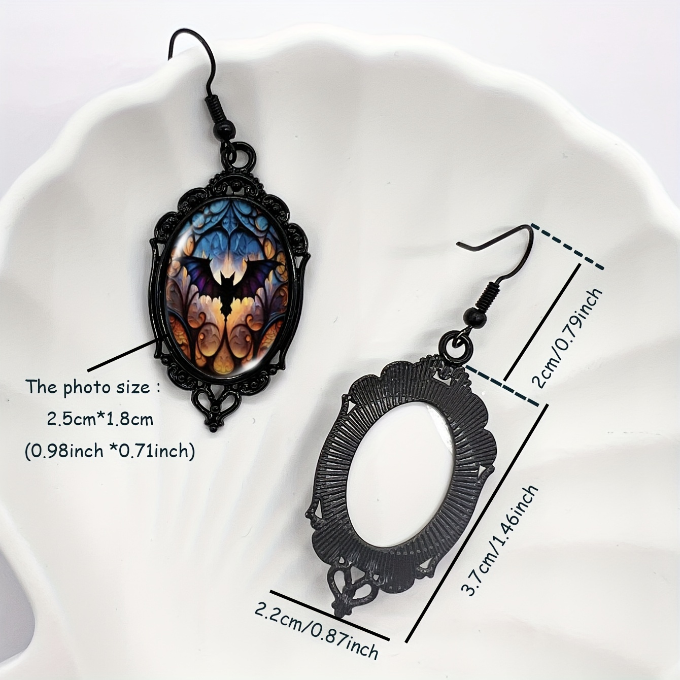 Women's Vintage Gothic Dangle Earrings, Everyday Wear