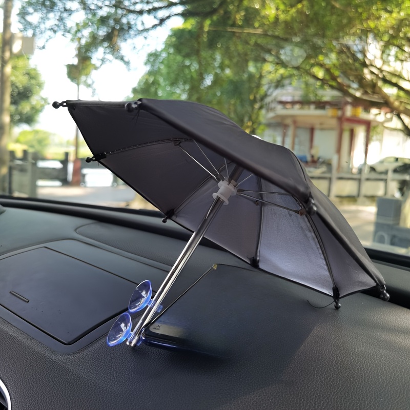 Image of Outdoor Sunshade Umbrella For Cell Phone With Small Clamp, Suitable For Beach, Photography, And Car Use. And Design. Please Check The Size