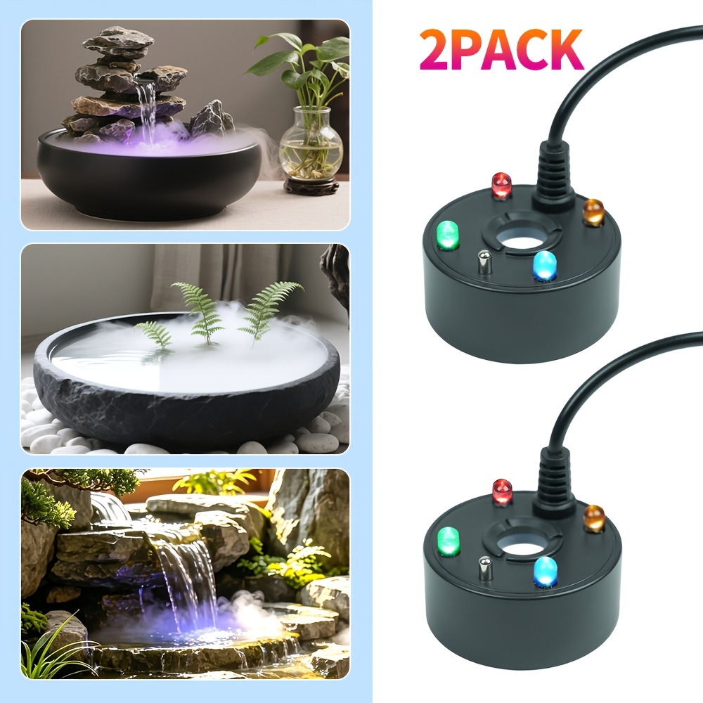 two pack aquarium sprayer halloween cauldron spray halloween desktop mist maker aquarium landscape sprayer usb powered nebulizer with light aquarium landscape ornament suitable for parties amusement park haunted houses and courtyard Product details 1