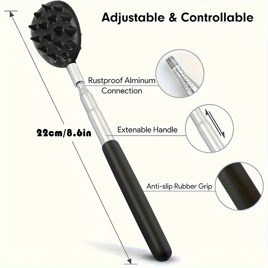 24-Inch Telescopic Cactus Scratching Tool, Ergonomic Design