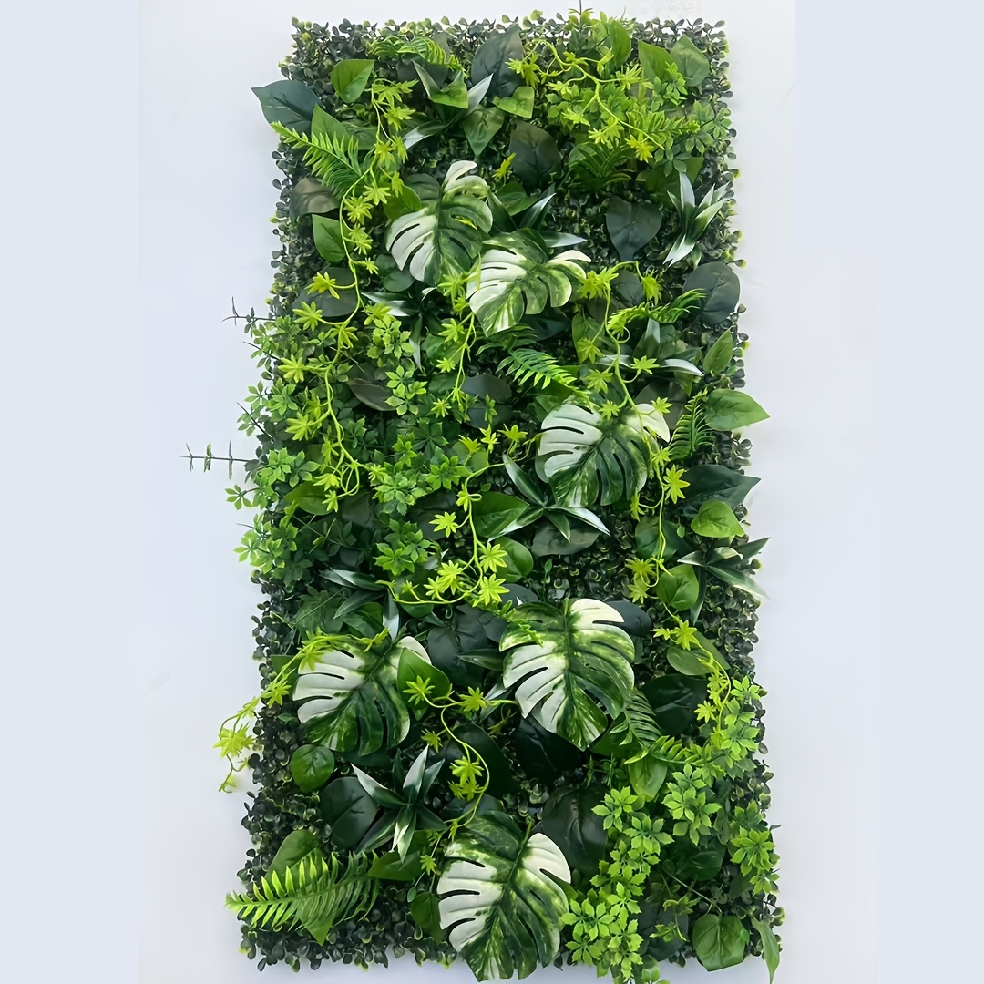 Image of Pro 1pc Artificial Wall, Maintenance-free Artificial Plants, Never , Home Decor, Artificial Flower Wall For Indoor Wall Decoration, Weddings, , Ceilings, Gardens, Courtyards, And Enhancing Backyard