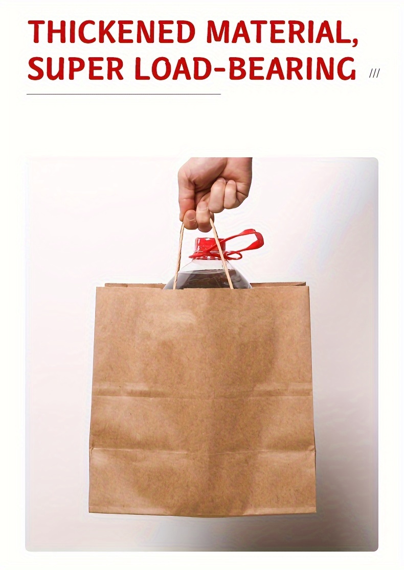 мешанные размеры крафт-пакеты для подарков оптом коммерческие крафт-пакеты для покупок розничные пакеты товарные пакеты детали 1