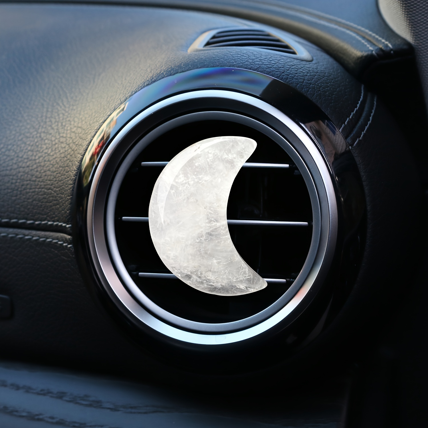 Moon Car Vent Decoration Clip, Women' Air Conditioner Vent Decor Clip (fragrance Not Included)