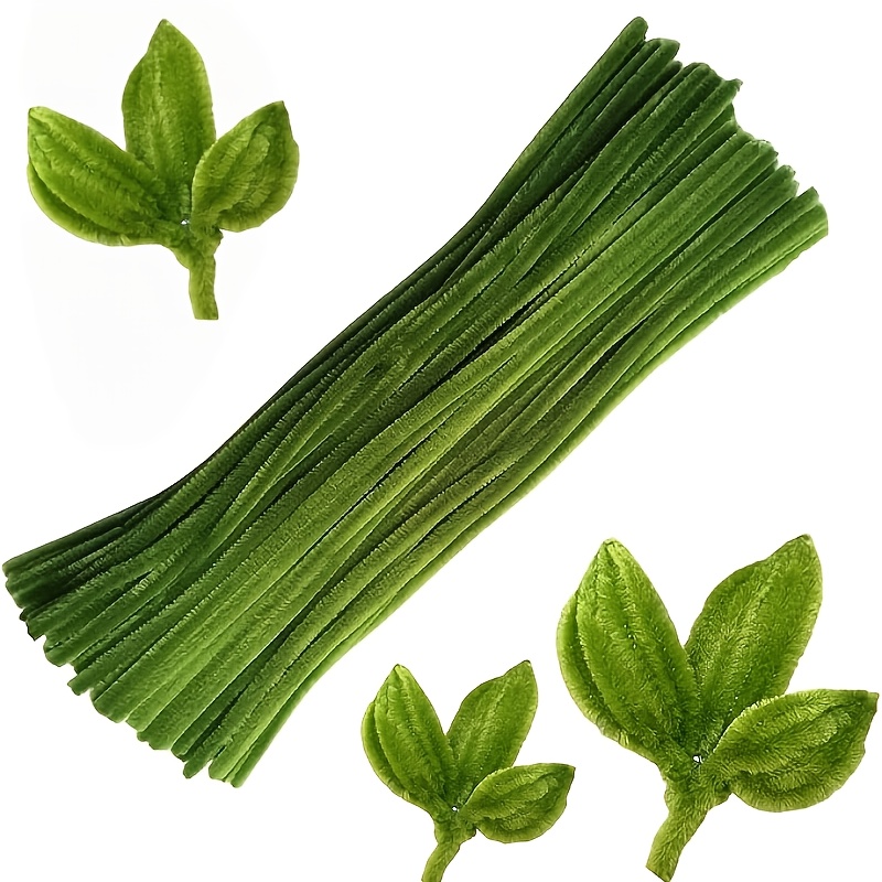 item picture 99pcs of green twist sticks for crafting   bouquets gifts christmas party decorations and holiday presents