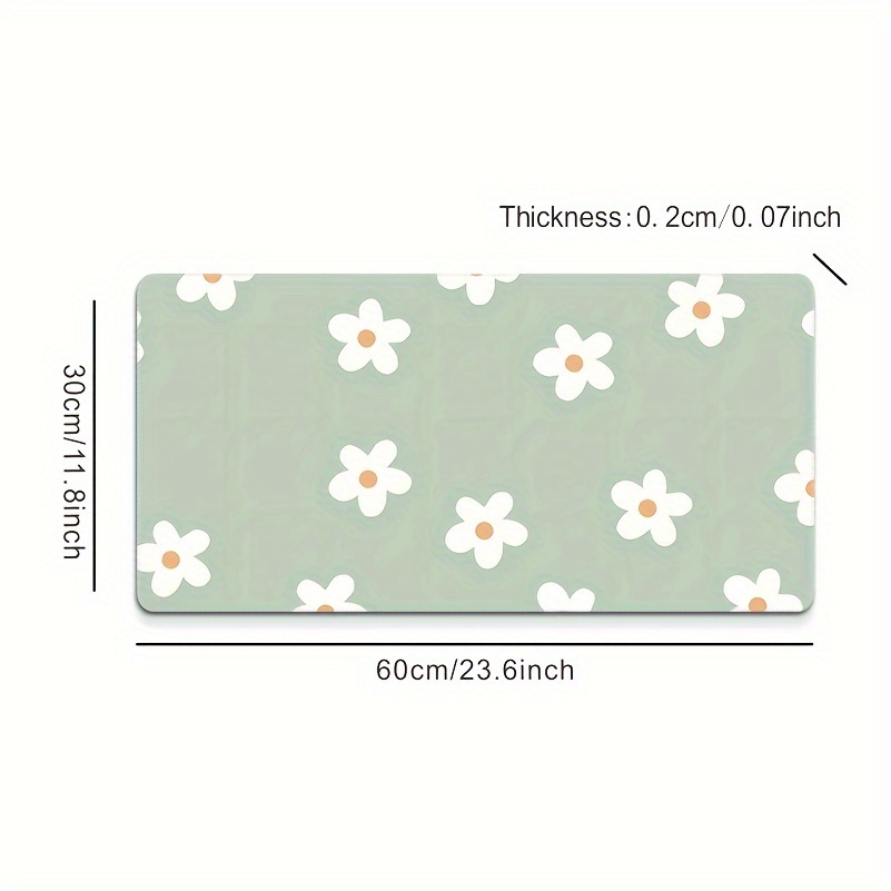 TEMU 1 tapis de souris en de avec motif floral - Idéal pour le gaming et , pour petit ami/