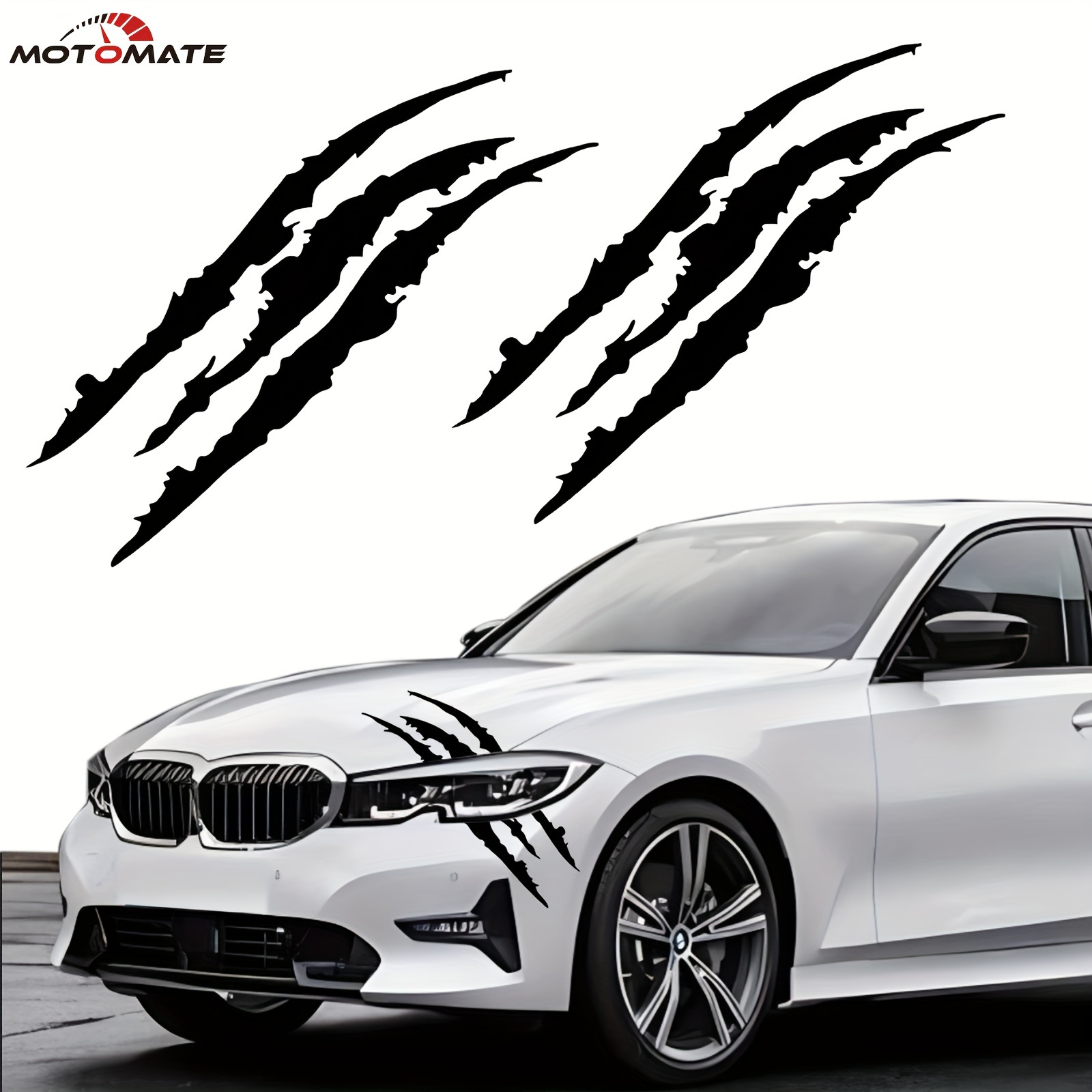 

2pcs Decals For , Headlight Car , Stripes Decal For Suv Motorcycles Ect ()