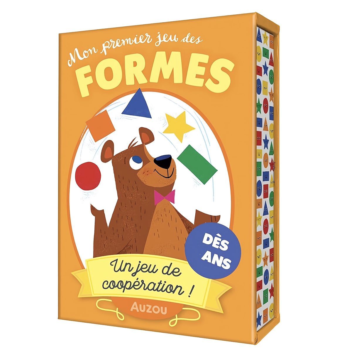 TEMU French Board Game " Jeu Des - Shape Family" - Interactive Family , Enhances Cognitive Skills & Social Skills, Family , Parties, Travel, Ideal