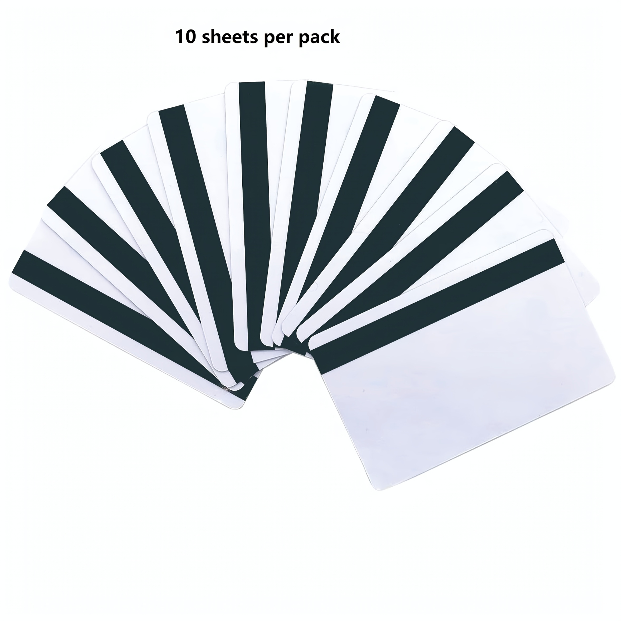 E-shop HiCO 2750/3000/4000 Oe Magnetstreifen Perlenweiß Kreditkartenformat Druckbare PVC-Karte Doppelseitiger Druck Weiß Blanko 30 Mil PVC-Karten