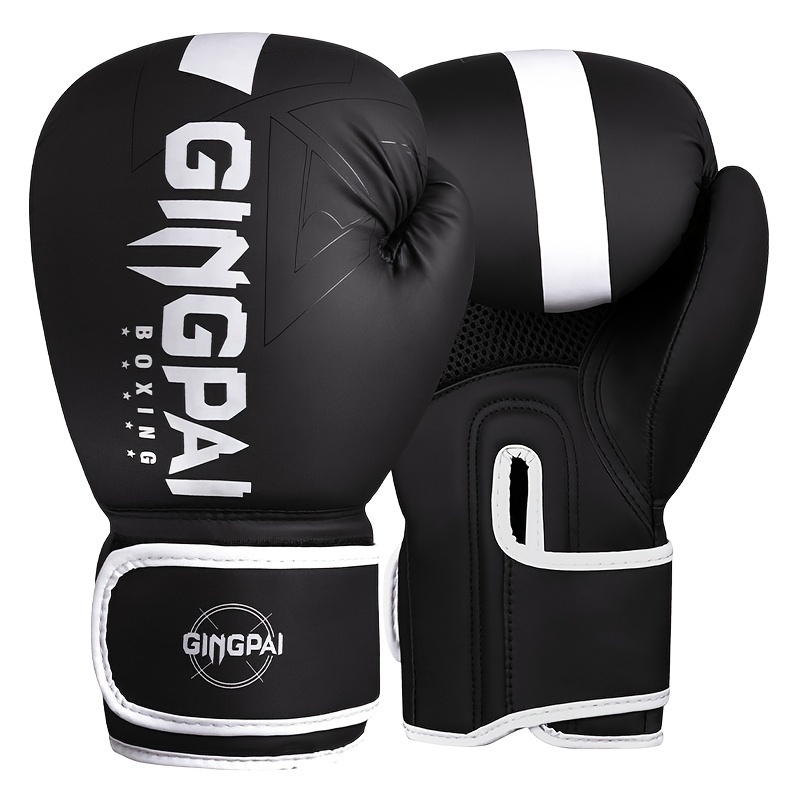 GINGPAI Professional Adult Boxing Gloves for Men and Women, Thai Boxing, Kickboxing, Martial Arts, Durable Gloves for Combat Sports, 6oz 8oz 10oz 12oz 14oz