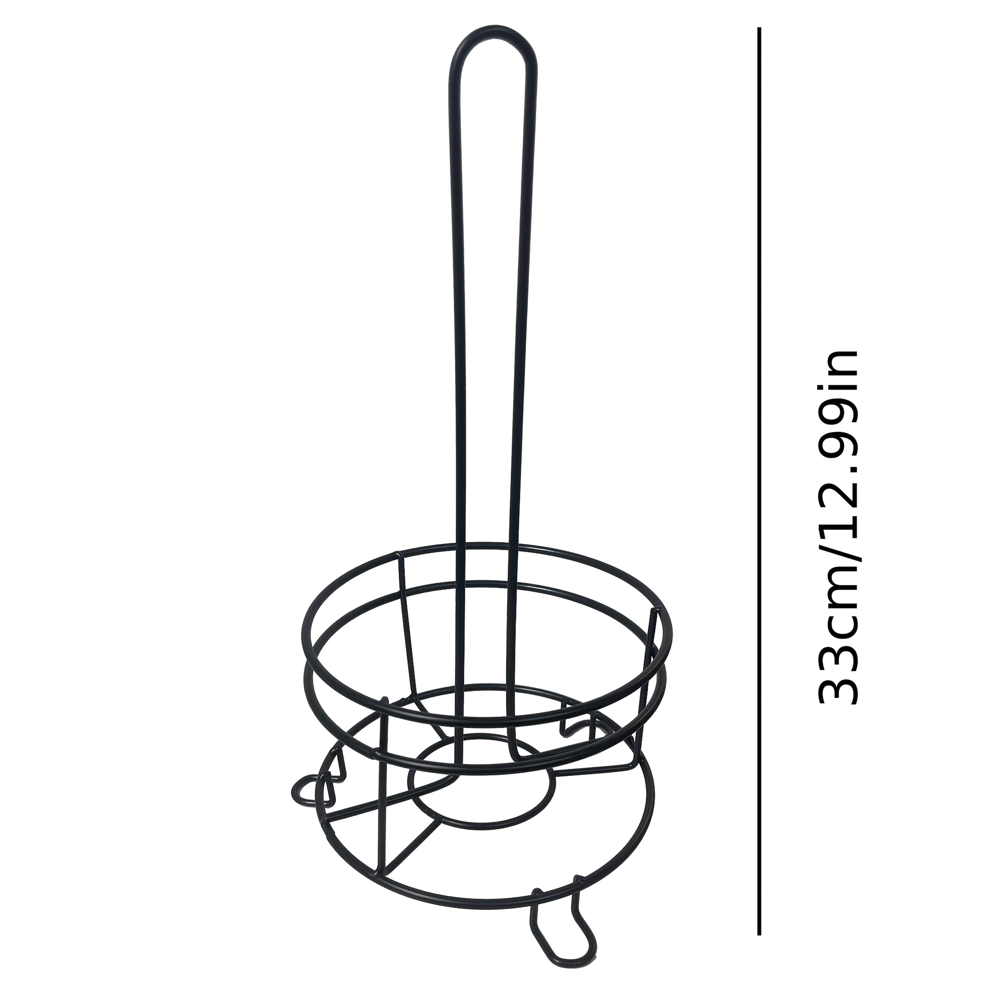 E-shop Robuster Toilettenpapierhalter – Freistehender Papierrollen-Organizer mit platzsparendem Design, kompatibel mit Mega-Rollen, modernes