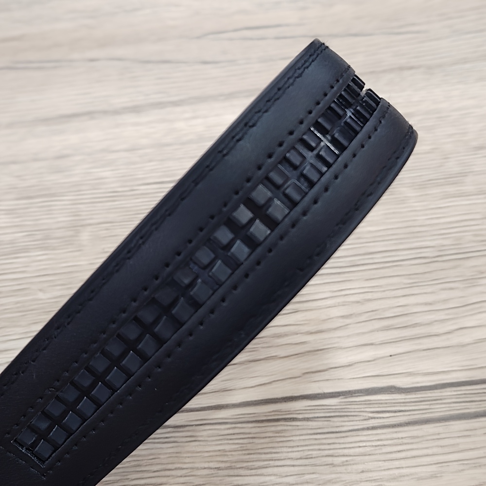 Men's Casual Automatic Buckle Leather Belt