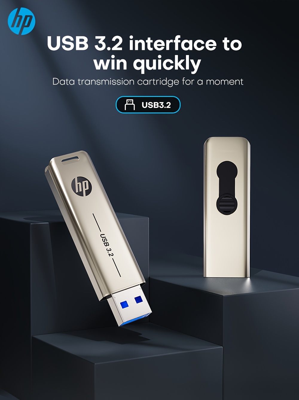   chiavetta usb 3.2 in metallo da 32gb/64gb/128gb/256gb,   ad   velocità 120mb/s, interfaccia   facile da trasportare, utilizzabile per pz e auto Dettagli dell'articolo 0