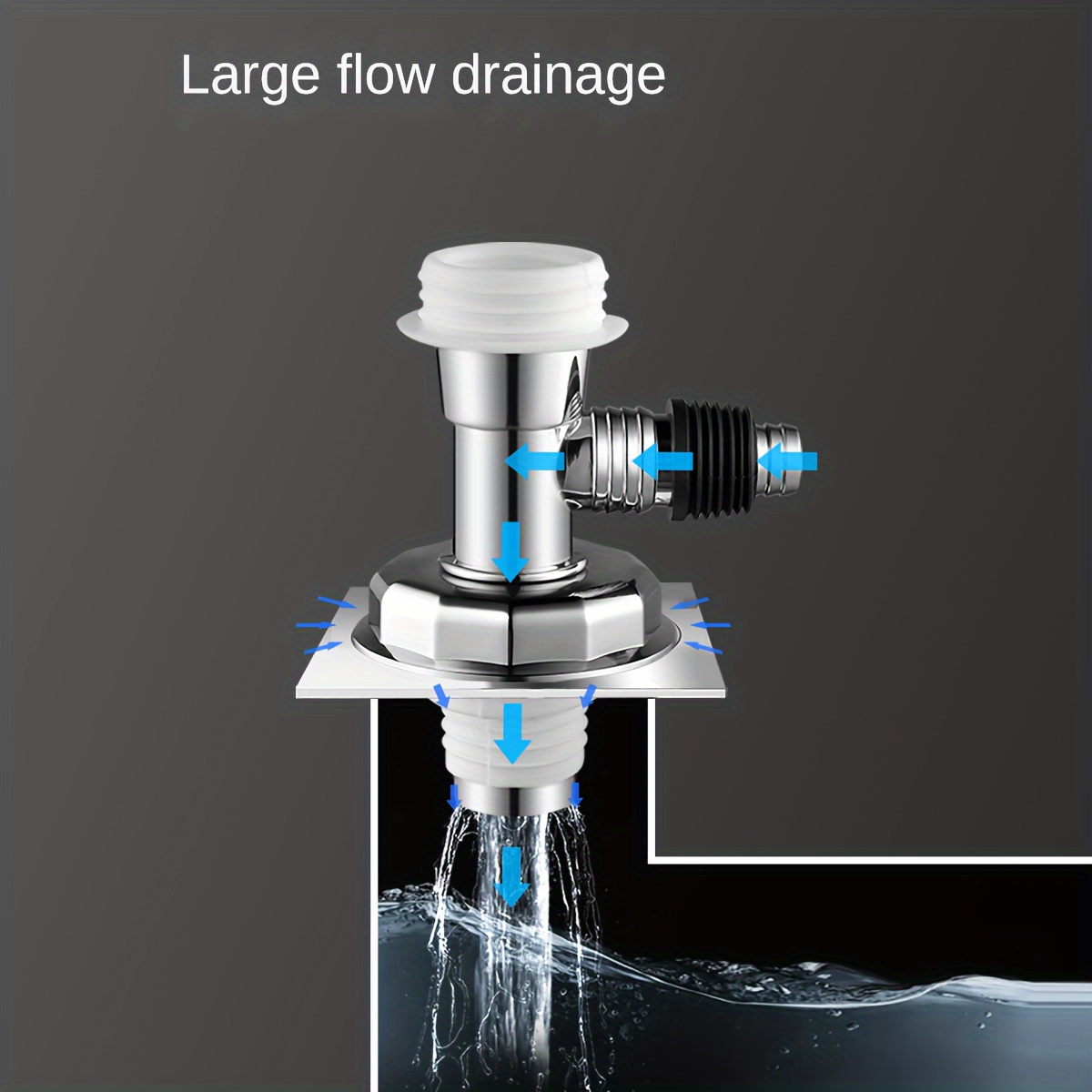 Washing Machine Drain Hose Adapter Anti odor 3 way Water Temu