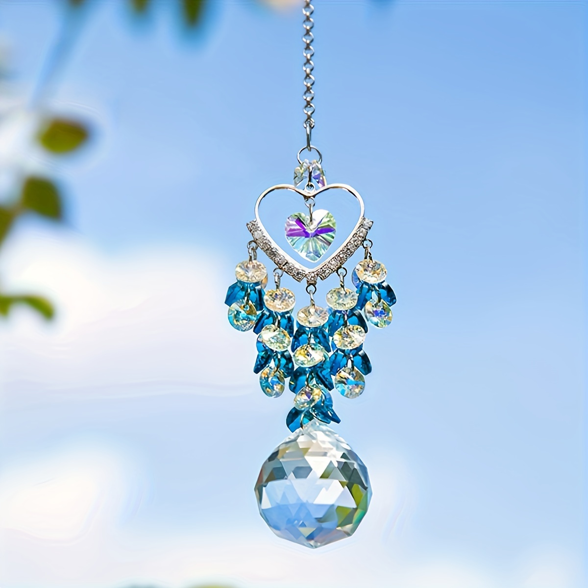 1pc Satellite Drill Catcher Prism Ball Pendant, Car Hanging Ornament, Home Decor Pendant, Pendant Decoration, Scene Decor, Room Decor, Home Decor, Window Hanging Pendant, Holiday Party Decoration
