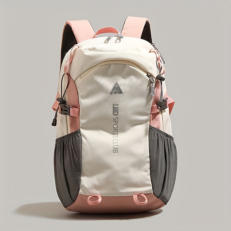TEMU Large-capacity Women's Fashion Backpack, Travel , Simple-style School Bag And Hiking Backpack, Suitable For Shopping, , And Commuting