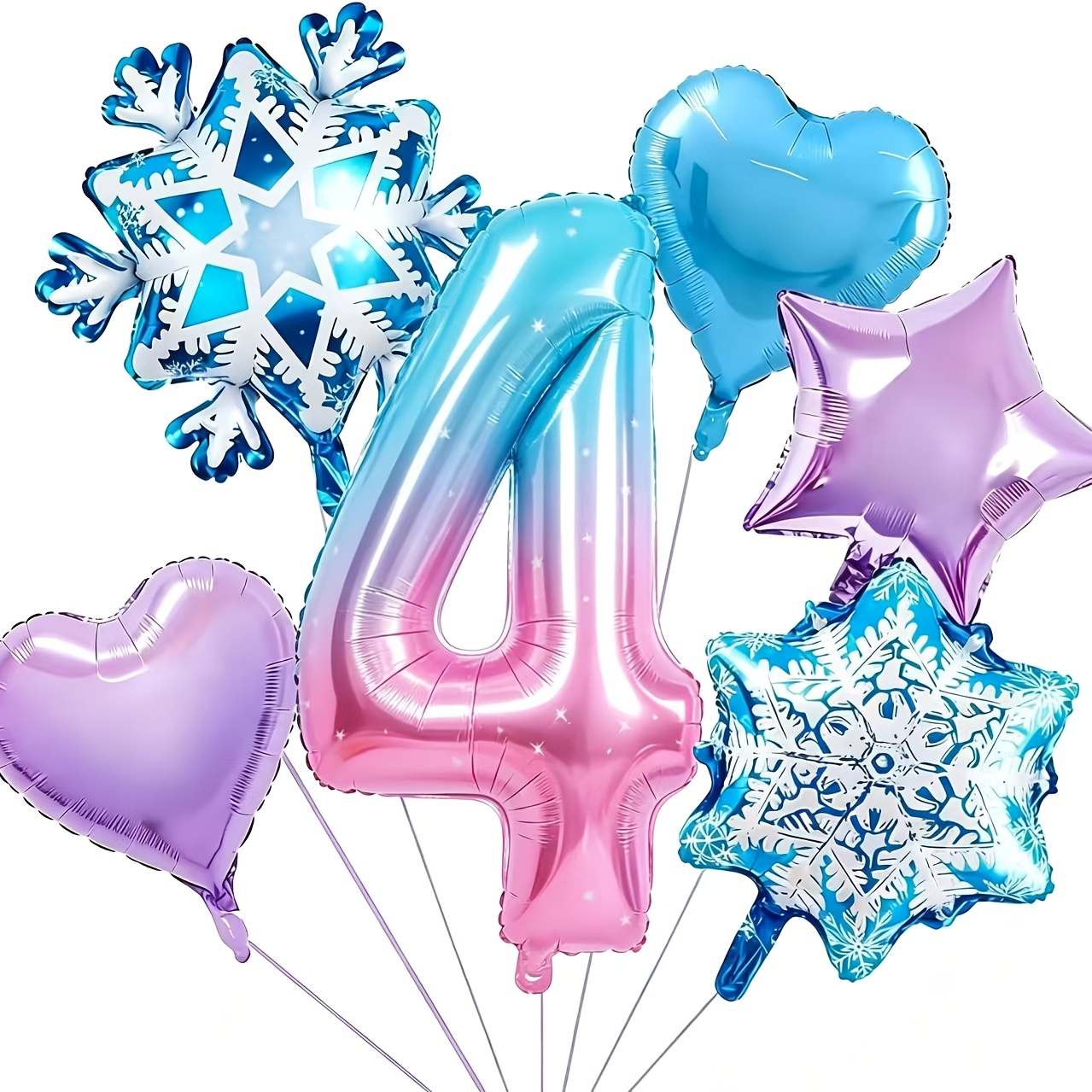 New Mixed Gradient Color Number Balloon Set 1-9 Birthday Party Decoration Column Number Balloon Decoration, For Halloween, Christmas
