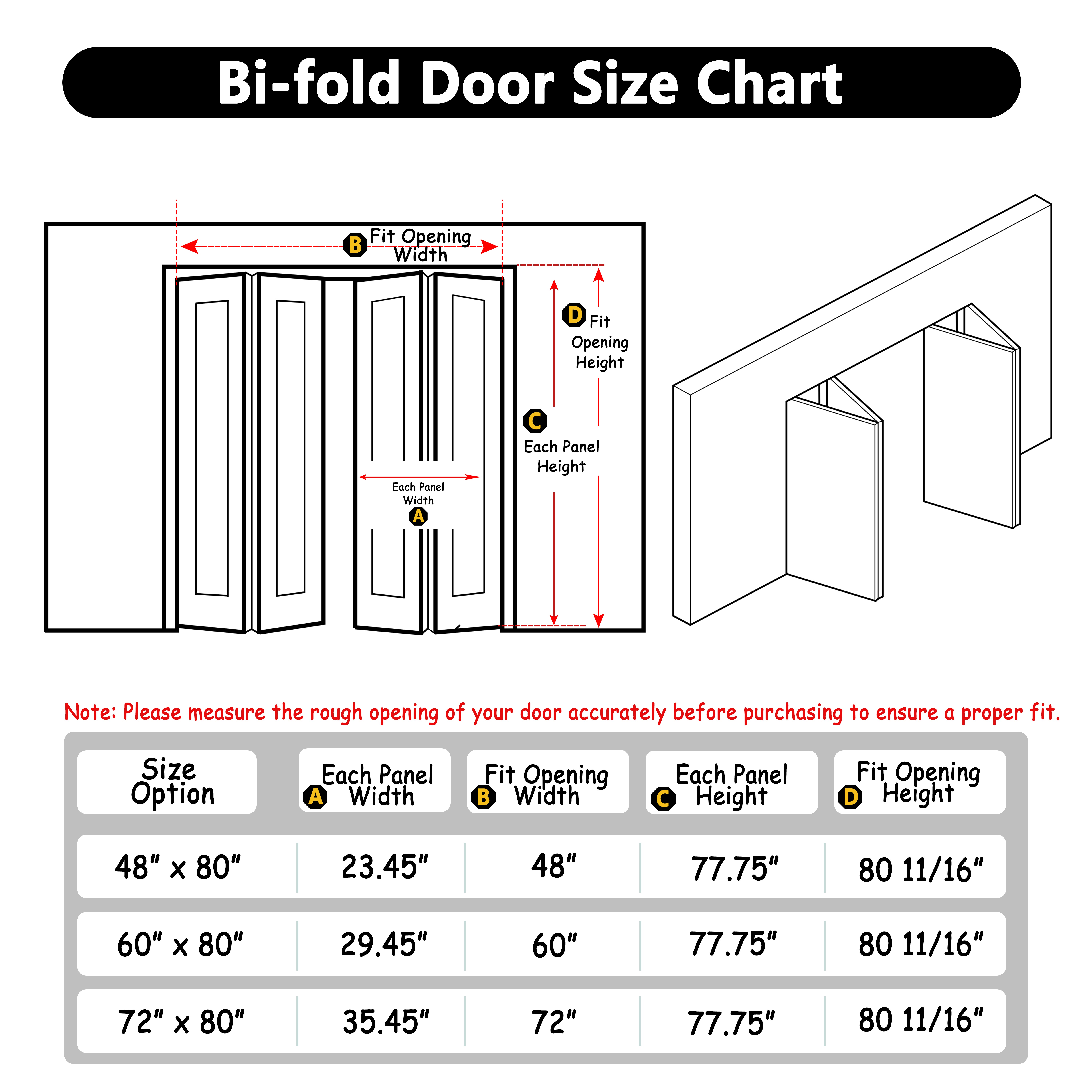 Bi fold Doors Opening 3 lite Glass Closet Door Hardware Kit - Temu