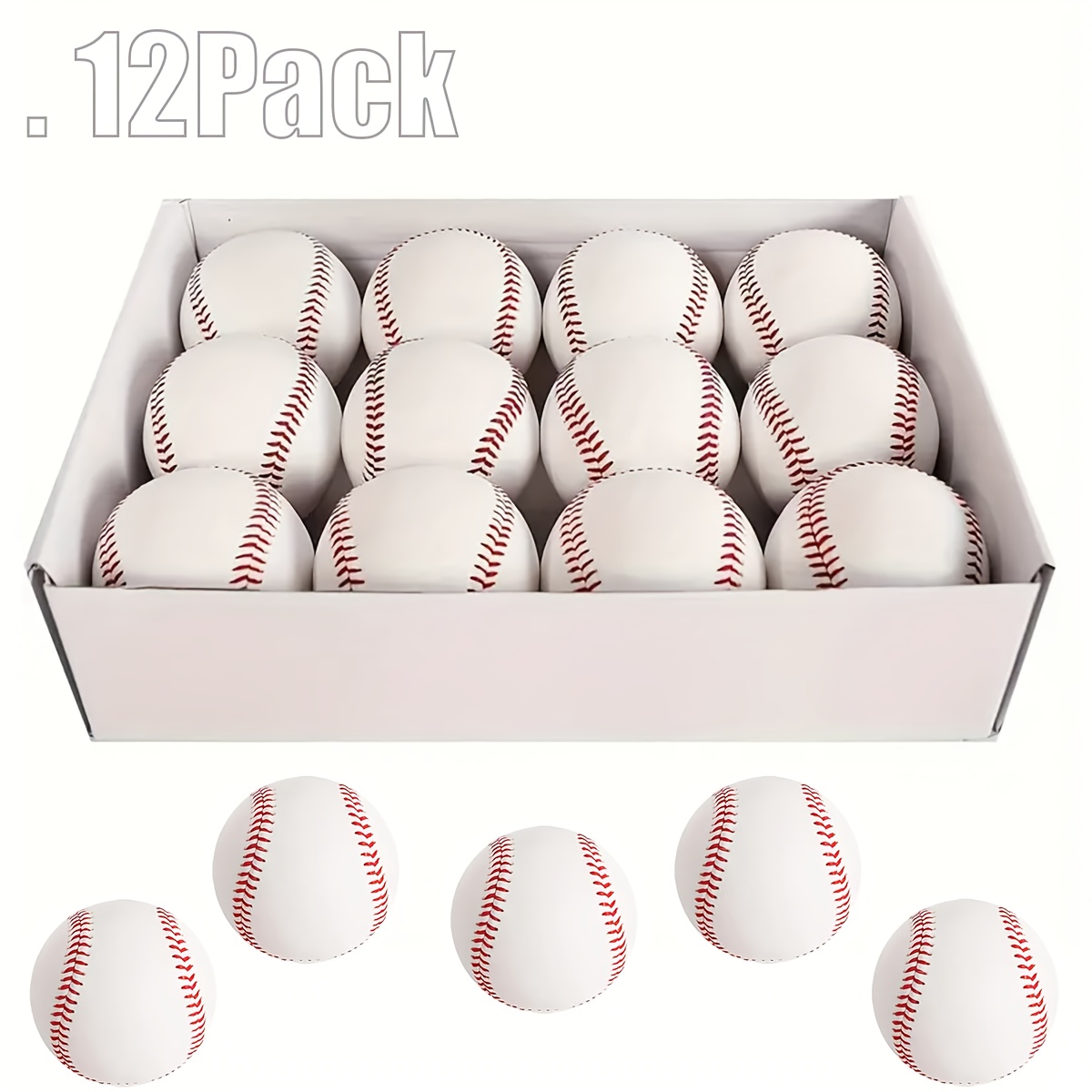 Precision Impact Baseball Practice Balls: Heavy-Duty Lightweight Balls
