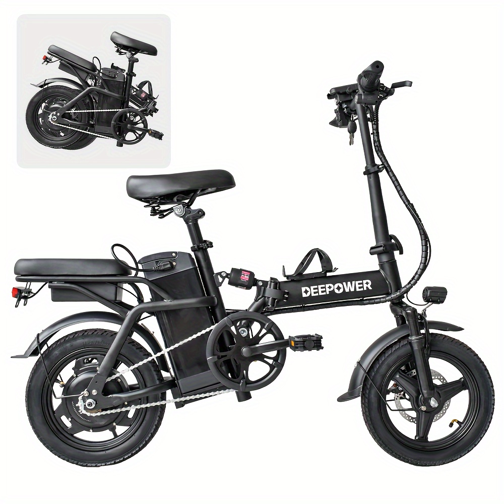 

Ebikes For Adults 400w , 14 City , Max 48v 15ah Removable Battery Pas 70 , - Absorption, Up To 20mph