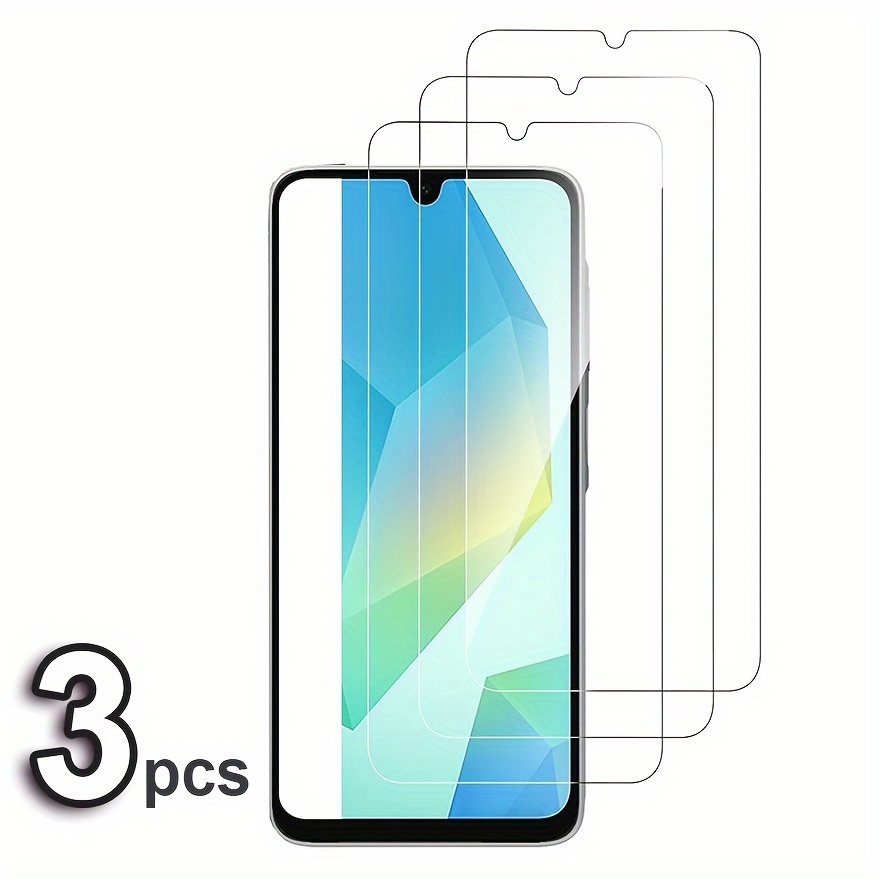 

3pcs Full Tempered Glass For A06 A16 A05 A05s A15 A25 A 25 4g A06 Screen Protector Protective