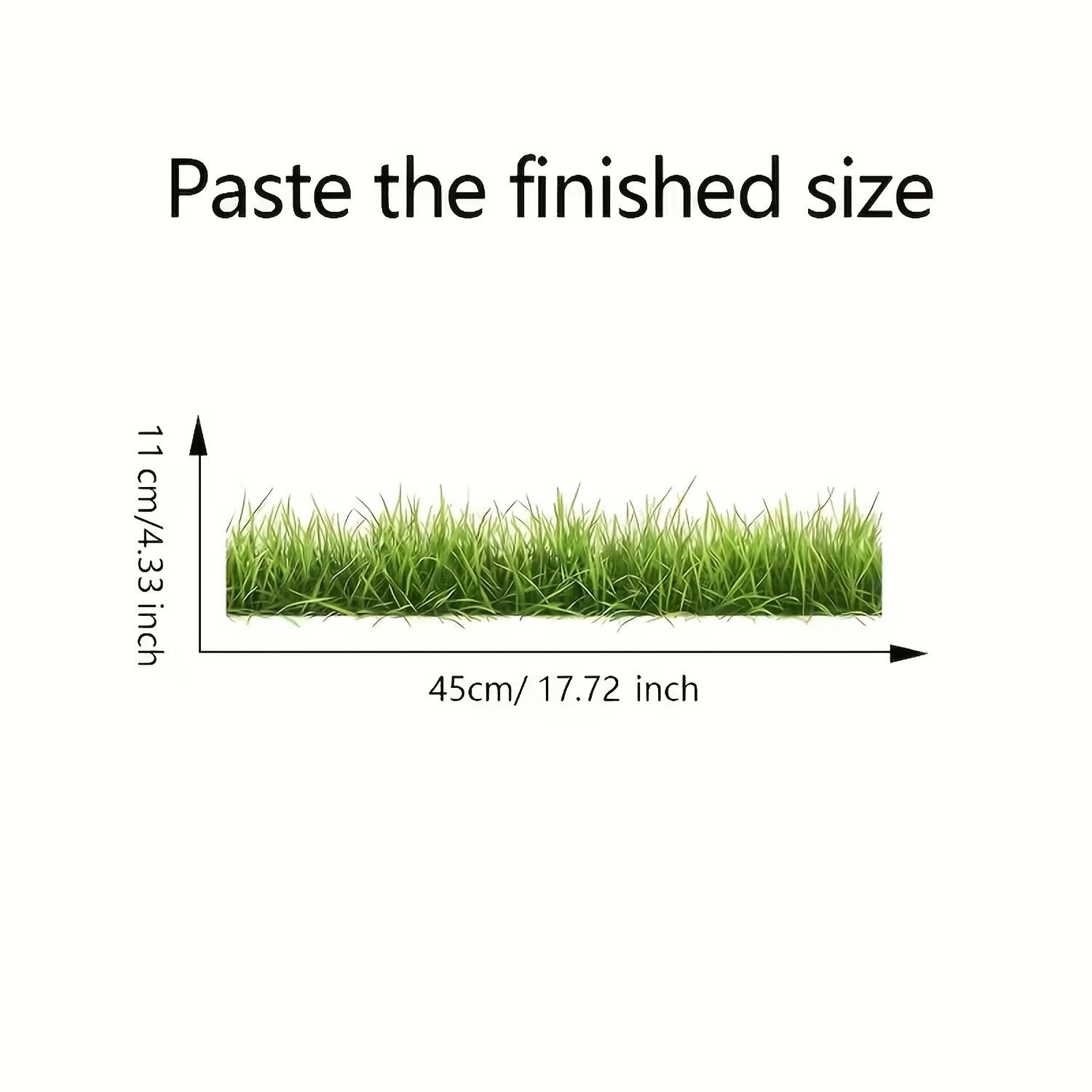 1pc Turf Waistline Window Sticker, Suitable For Bedroom, Living Room, Study Room, Home Decor, Electrostatic Glass Sticker