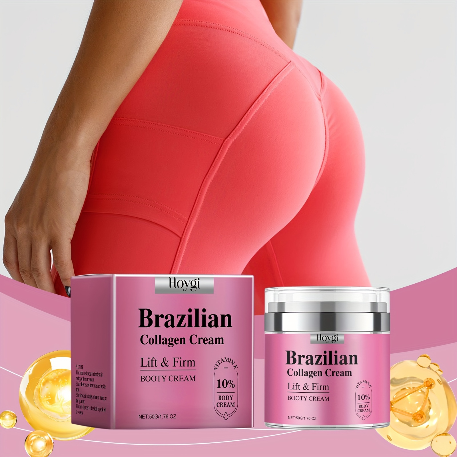 Unisex Adult Brazilian Collagen Booty Cream Hypoallergenic Temu