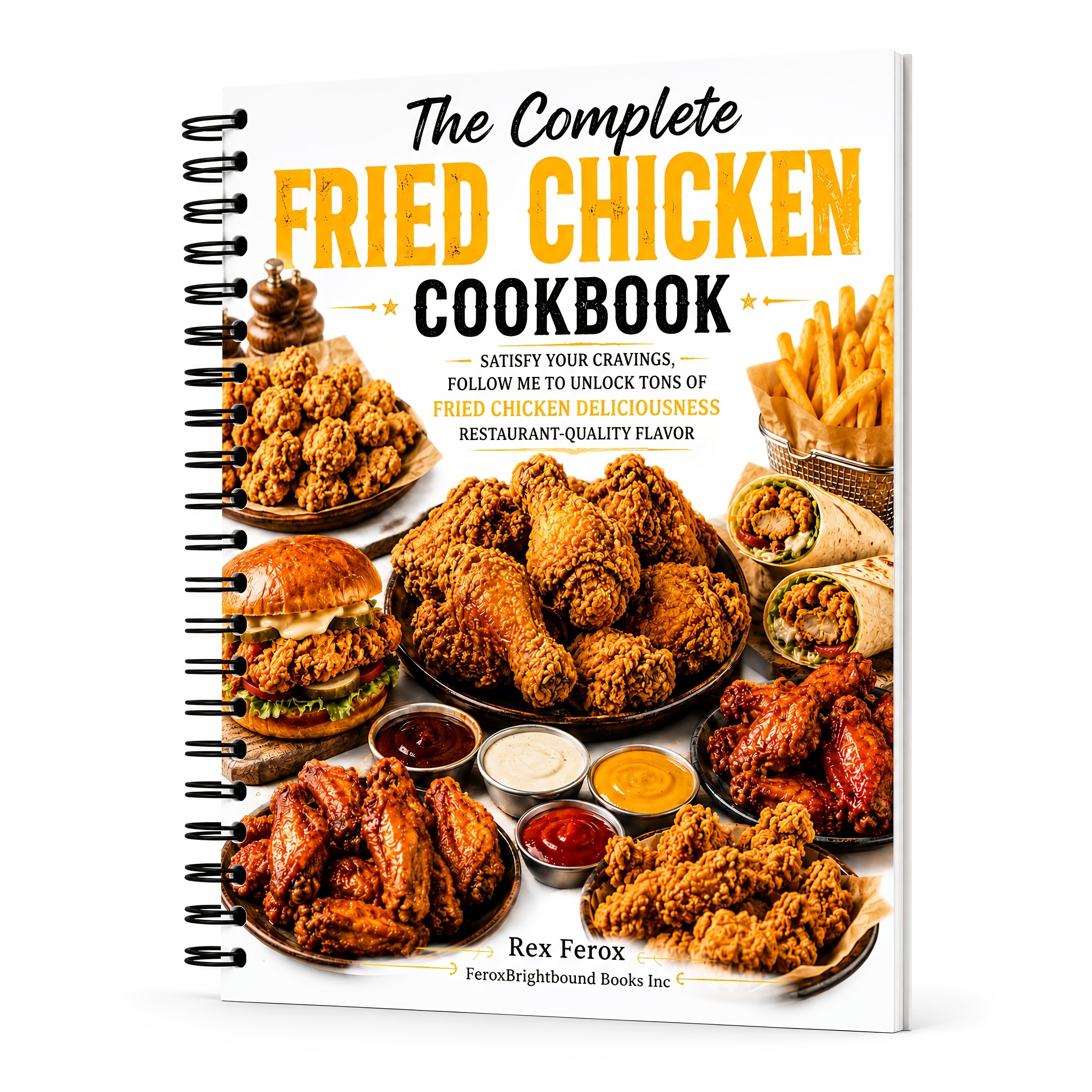 TEMU The Complete Fried Chicken Cookbook: Crispy Chicken, Juicy Wings, Homemade Sauces, Chicken Sandwiches & Restaurant-style Favorites Made Easy