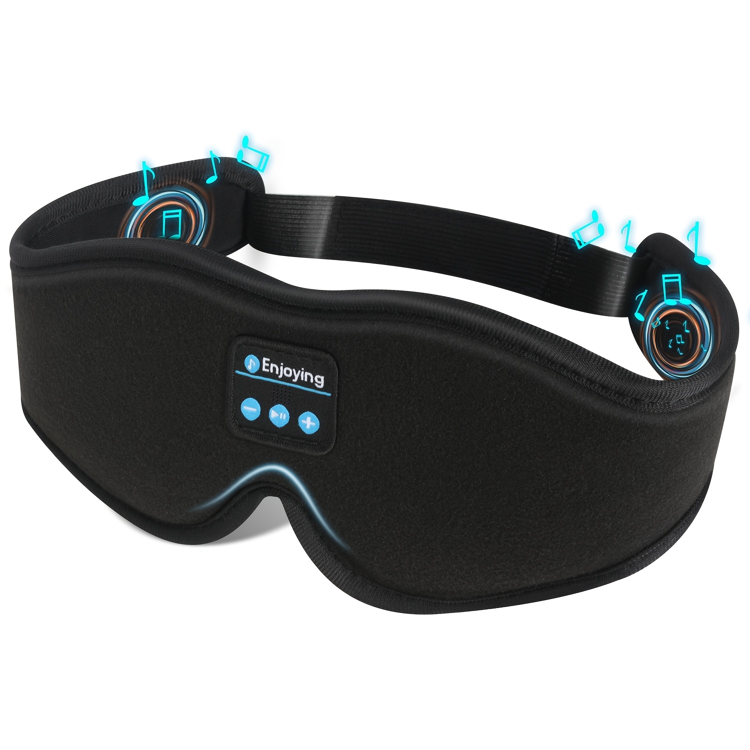 1pc sleep mask with active noise cancelling anc compatible for smartphones soft   for travel for adults quiet sleep for flights buses trains Product details 1