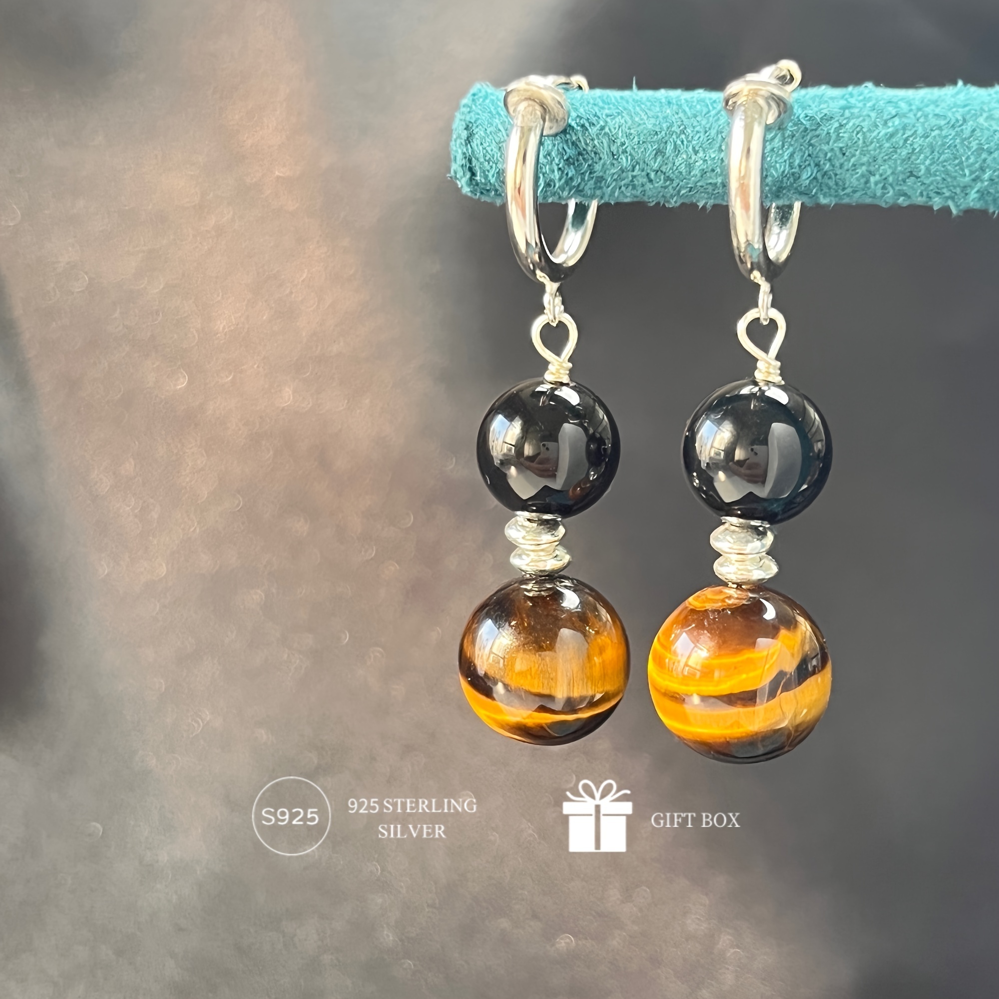 Boucles D'oreilles En Argent 925 Avec Opale Naturelle - Fabriqué En France | Neuf Avec étiquettes