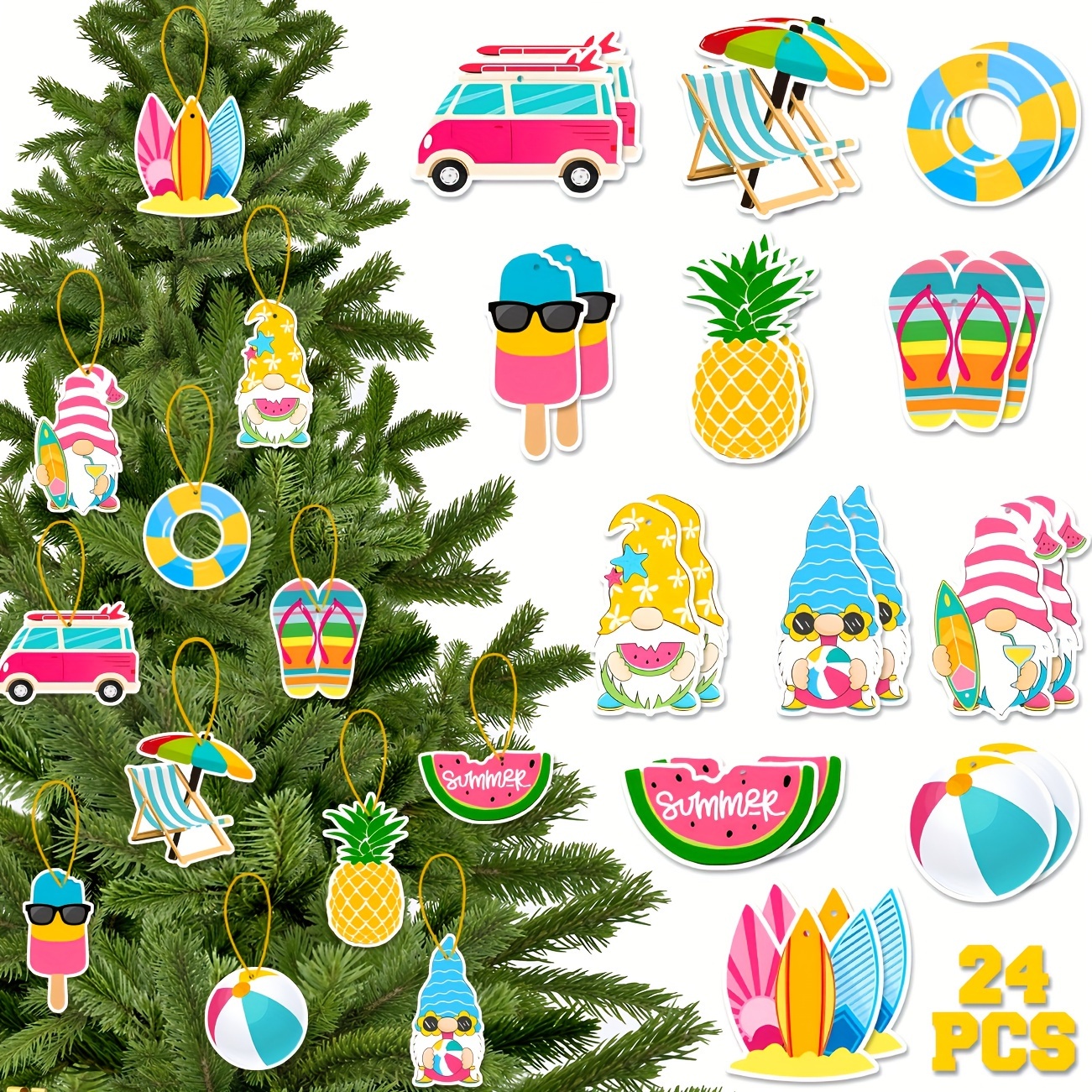 Summer Hanging Ornaments Summer Ornaments Tree Summer Tree - Temu