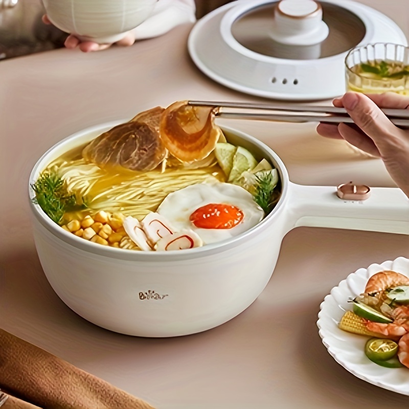 

Bear Hot Pot Electric, 2l Multifunctional Portable Pot For Cooking, 1000w Electric Pot, Frying Pans For Steak, Egg, Ramen, Oatmeal With Adjustment