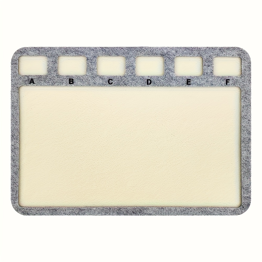 TEMU The Hobbyworker 1pc Beads Mat For Beading Bracelet Necklace Jewelry Making With Individual Grids Practical Convenient Board Trays Tools -beading