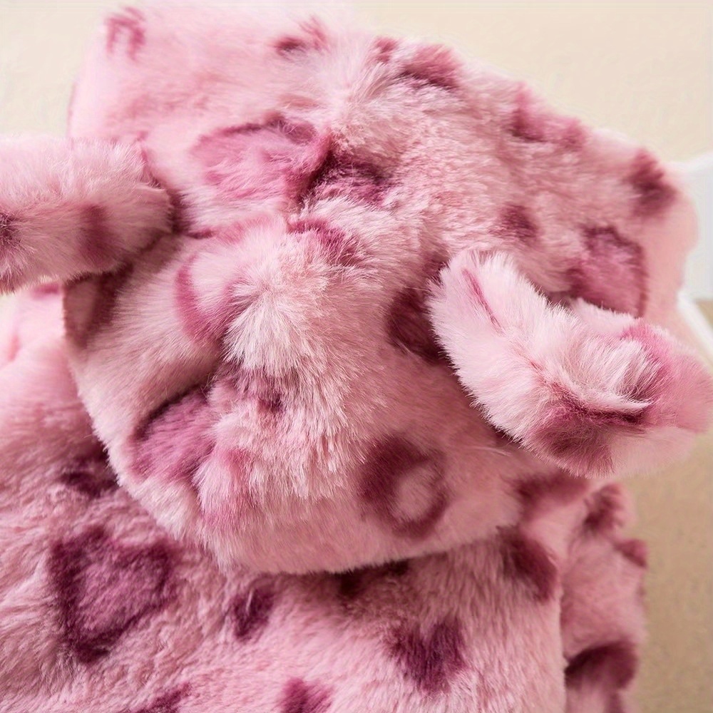 Thickened Outerwear for Pets, Stylish Leopard Print Jacket