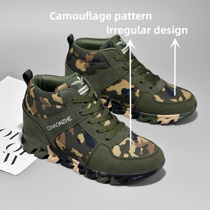 Summer Savings Clearance! Zpanxa Womens Casual Shoes Women Outdoor Canvas  Casual Camouflage Shoes Thick-Soled Lace-Up Shoes Sneakers Camouflage 35 