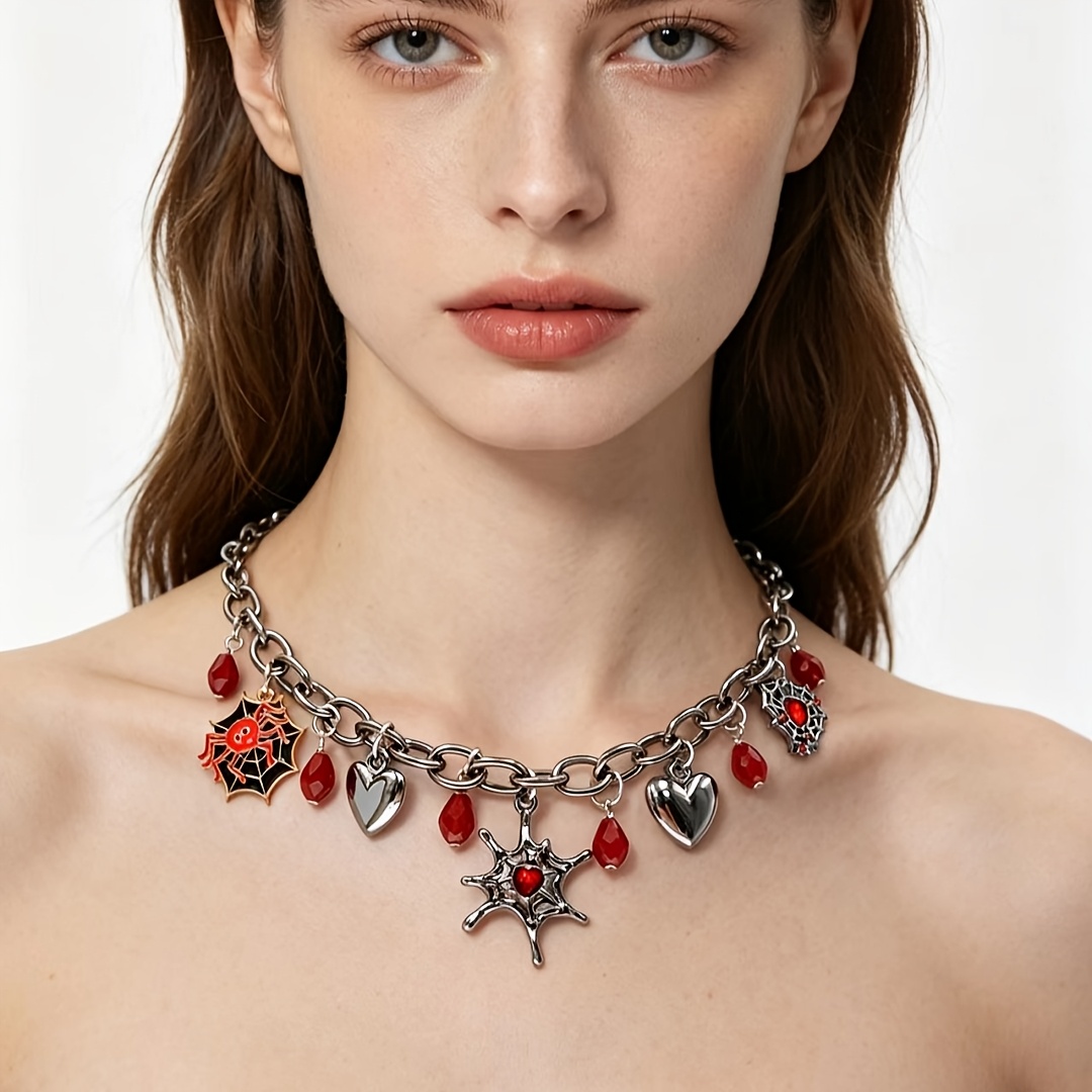 Fashion Halloween Vintage Charm Pendant Necklace