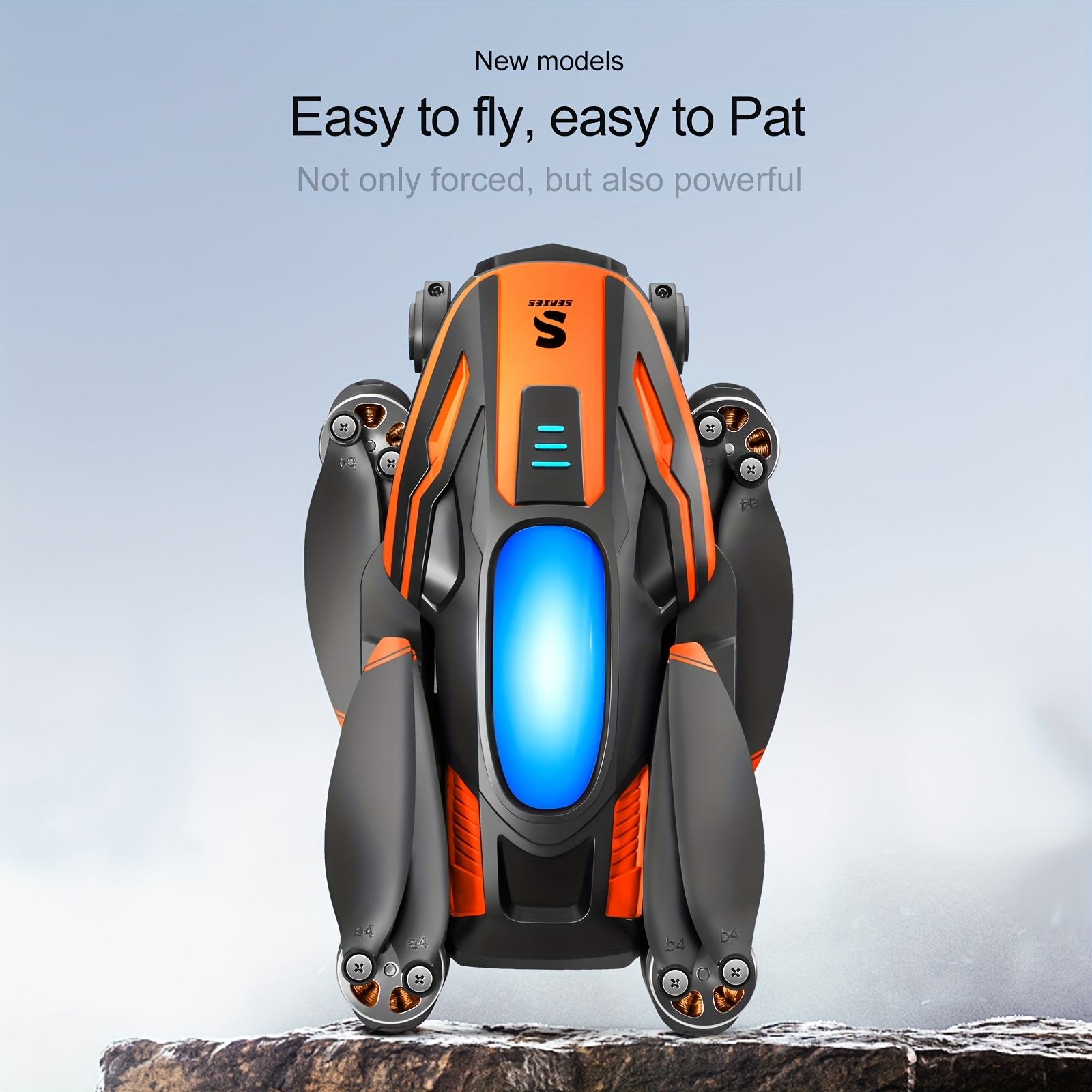 S130 Brushless Motor Drone with Triple HD FPV Cameras, Foldable Quadcopter with GPS/Optical Flow Positioning, 360° Obstacle Avoidance, Brushless Motor, One-Key Takeoff/Landing, Follow Me/Trajectory Flight, Long Flight Time - FPV Racing & Aerial Photography Drone for Adults, Beginners, Professionals - Portable RC Quadcopter with Smartphone Control, High Quality Drone, Beginner Friendly Drone, Sleek Drone Design, Modern Tech Gadget, Durable Drone Build