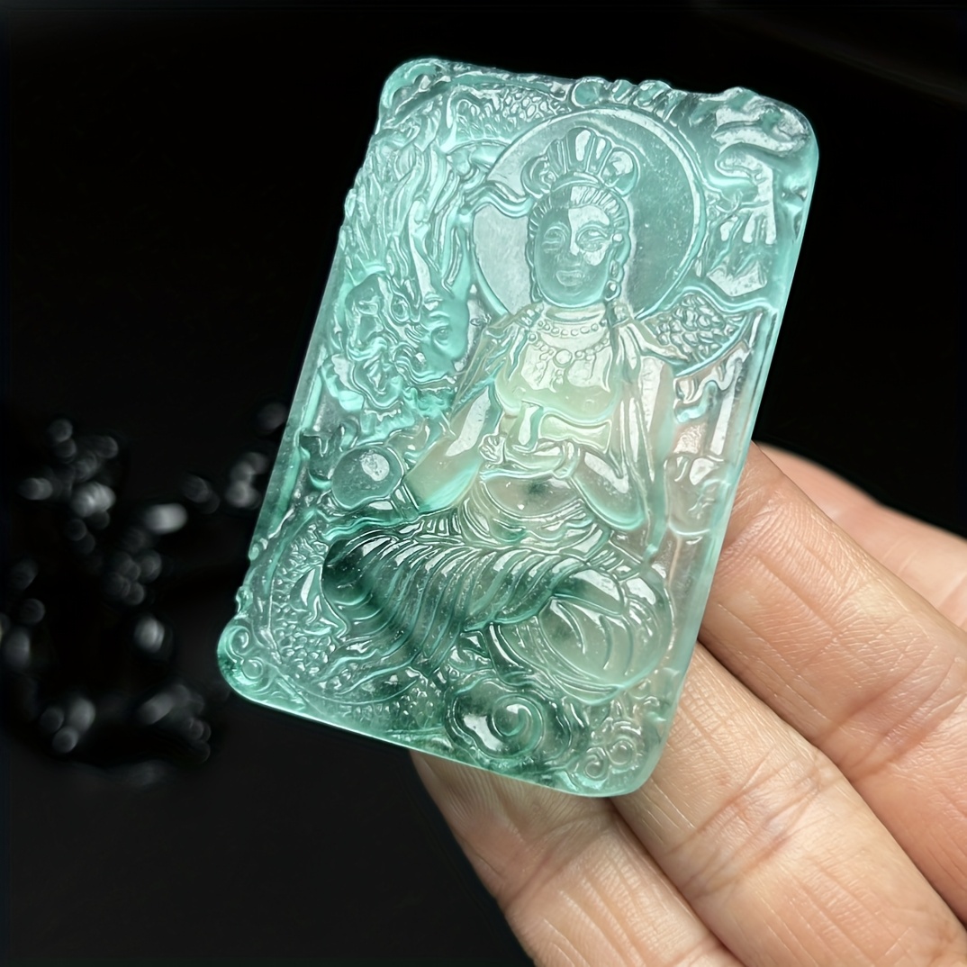Fashion Retro Style Imperial Dragon Guanyin Pendant Necklace
