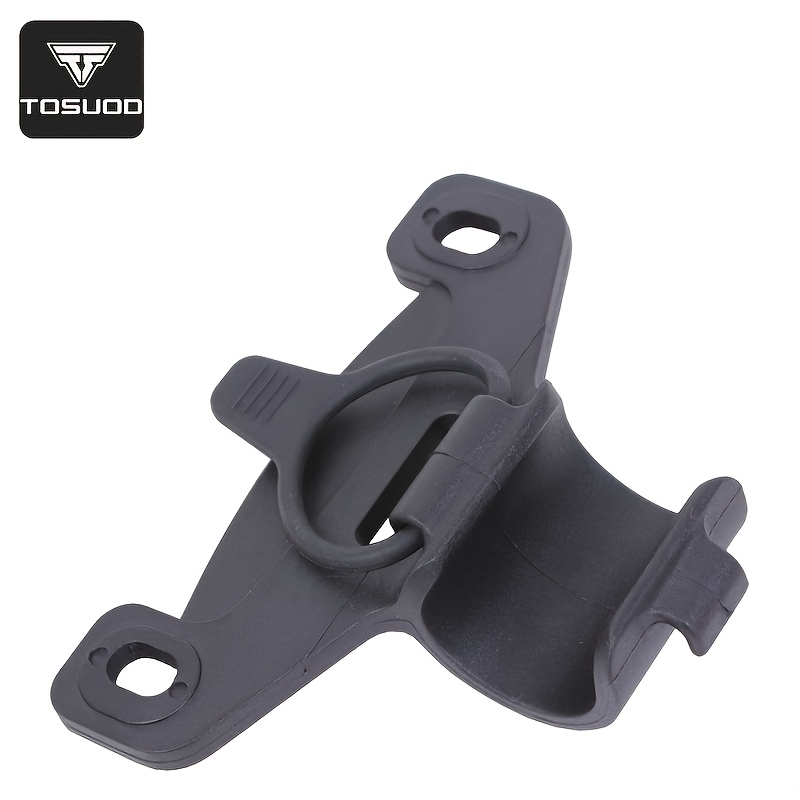 TEMU Soporte universal para bomba de aire de equipo de ciclismo al con correa ajustable y abrazadera de bloqueo, compatible con los tamaños estándar
