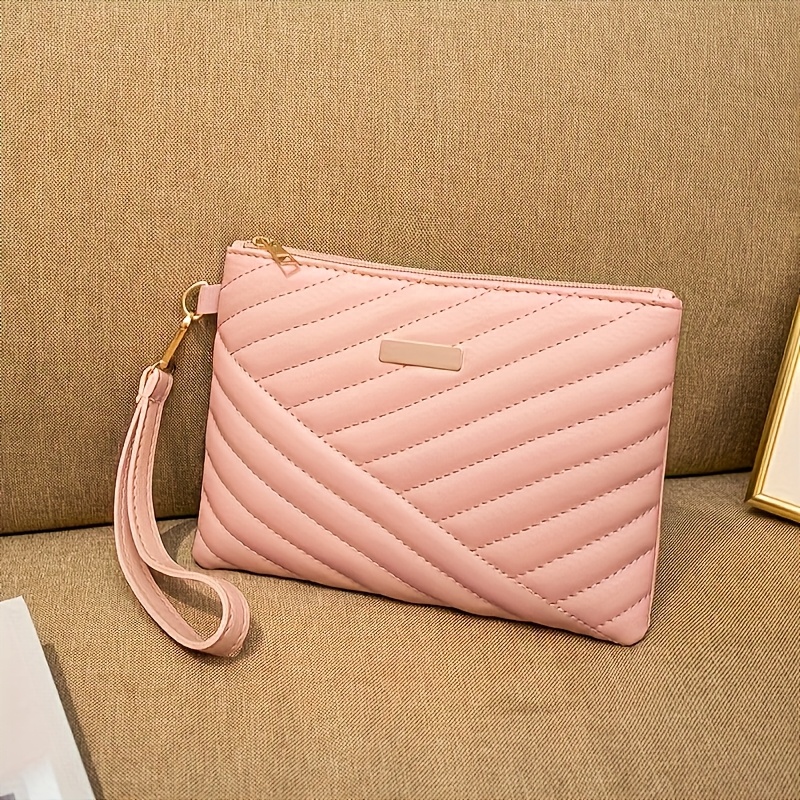 Ladies Handbag Solid Pattern Embossed Small