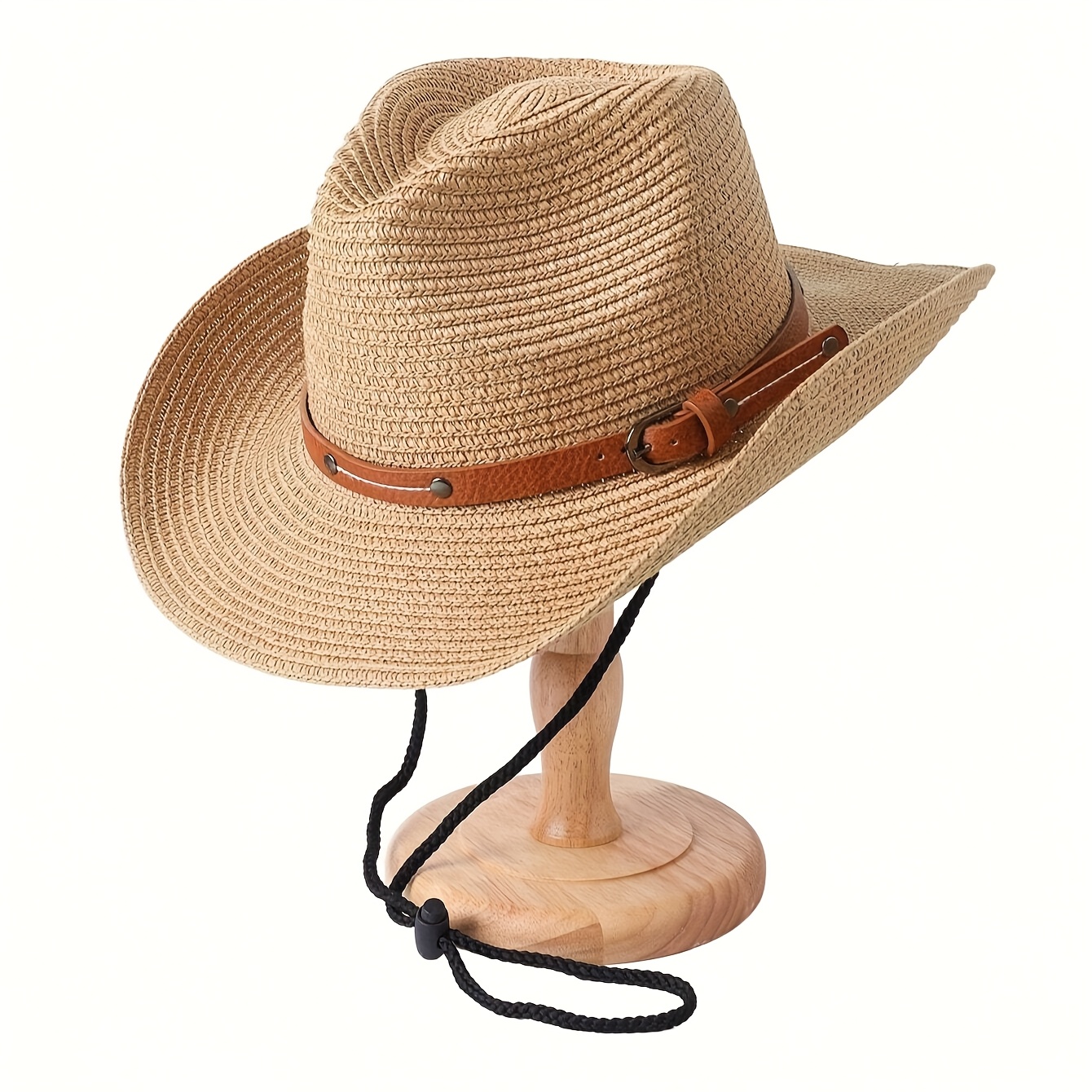 lightweight wide brim crochet bohemian sun hat foldable  display picture 2