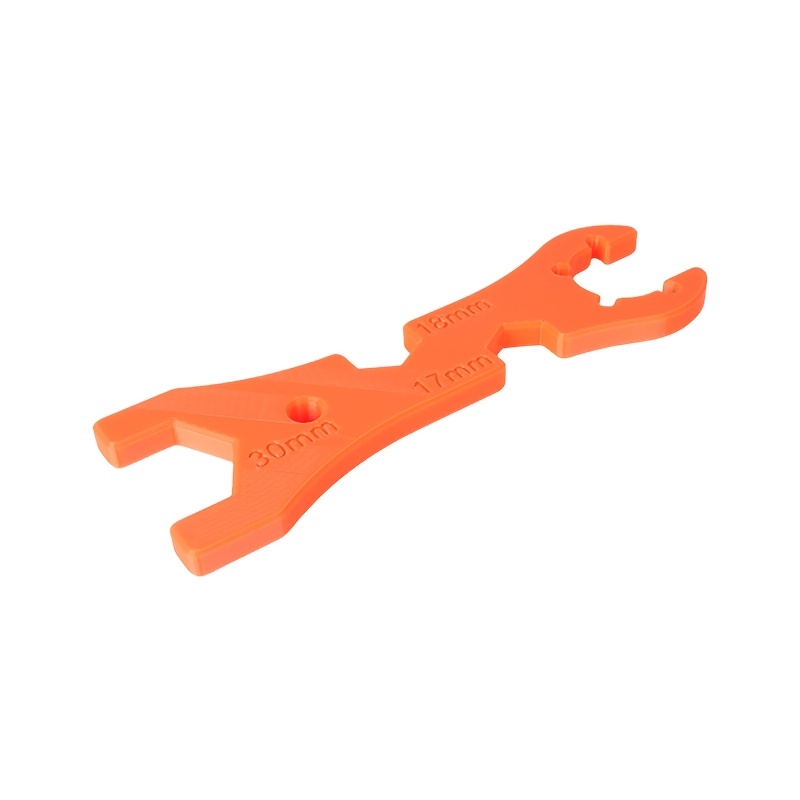 1pc Gas Cylinder Wrench Suitable For Camping Or Barbecue, With Pressure Reducing Valve Wrench, 30mm, 18mm, And 17mm