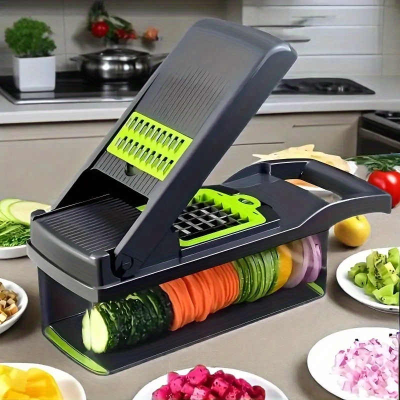 TEMU Vegetable Chopper, Onion Mincer, Dicer, Multifunctional Vegetable , Salad Chopper, & Kitchen Gadget