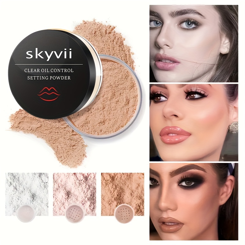 

Translucent Matte Setting Powder, Long-lasting Perfection, Cover Pore & Fine Line, Lightweight Oil Absorbing, Shine-free, For A Flawless Finish Contain Plant Squalane