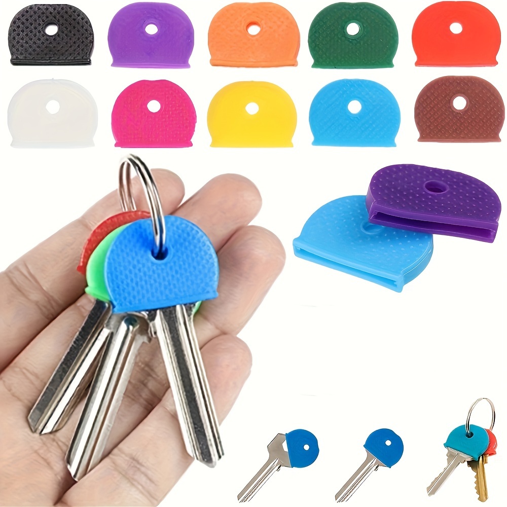 

11/26/52pcs Silicone Key Cover Set - Organize & Identify With Colorful, Durable Pvc Caps Assorted Sizes, Easy Fit Any Key Size, Key Decoration