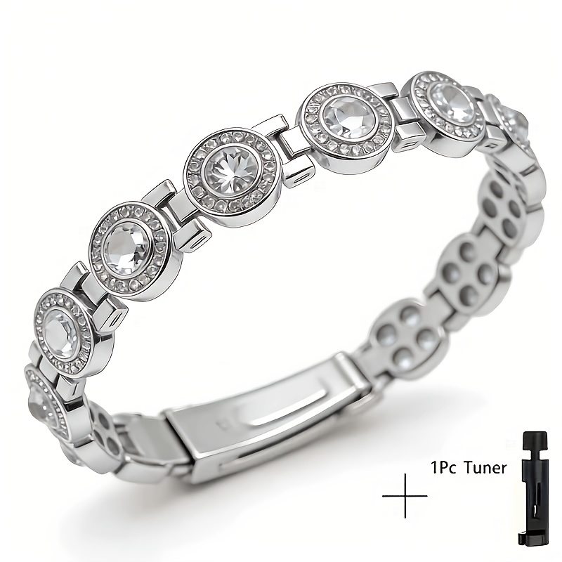 Ladies' Magnetic Bracelet — Rose Gold Plated Adjustable