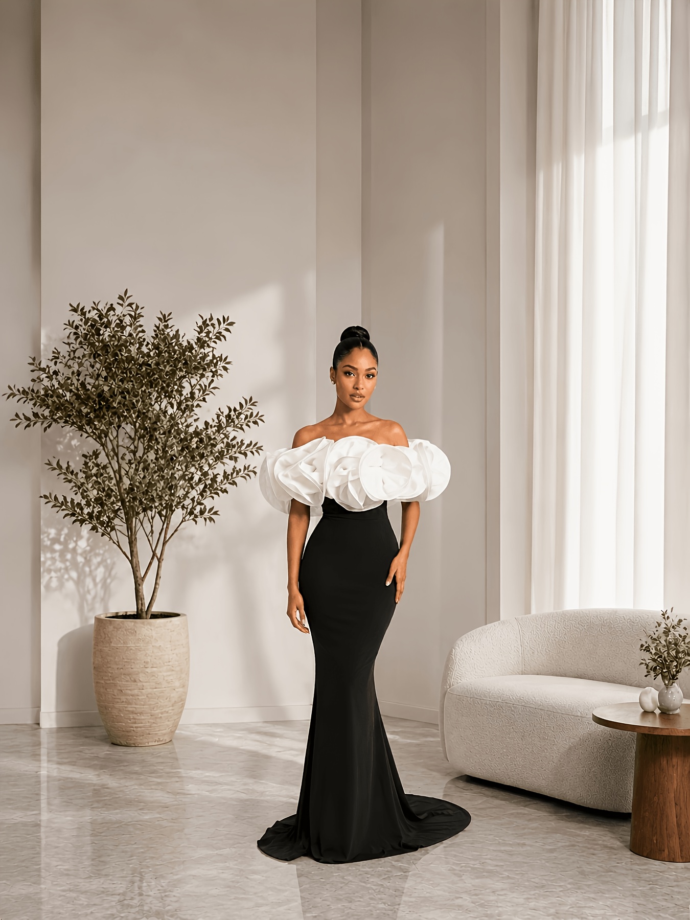temu formal black dresses women dresses black sold on Temu United States