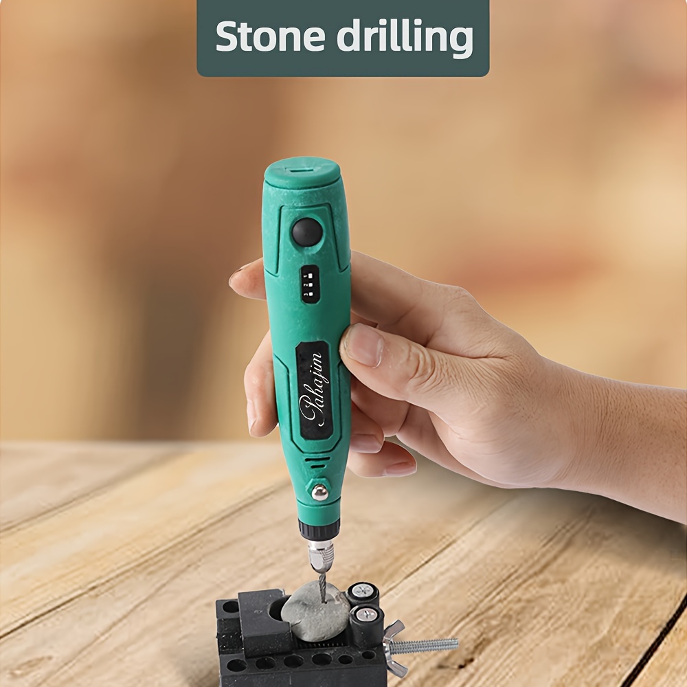 Mini Cordless Rotary Tool Kit 3.7V USB Rechargeable with 3 Speeds and 44 Accessories for Sanding, Polishing, Drilling, Engraving, and DIY