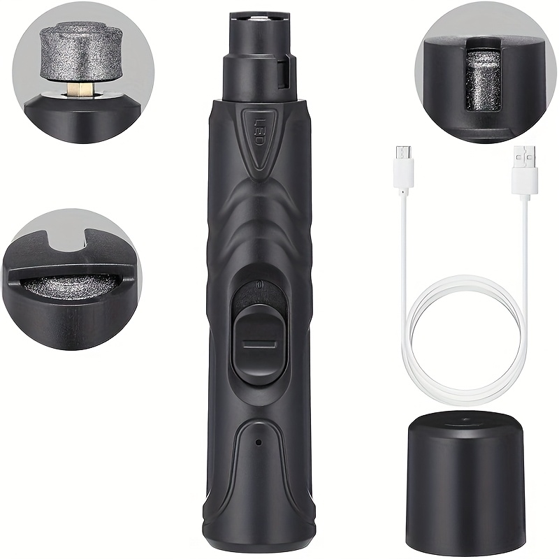 TEMU 1 Electric Pet Nail Grinder, Dog Nail File, Nail Trimming And Grooming Kit, Suitable For Small To Medium Dogs