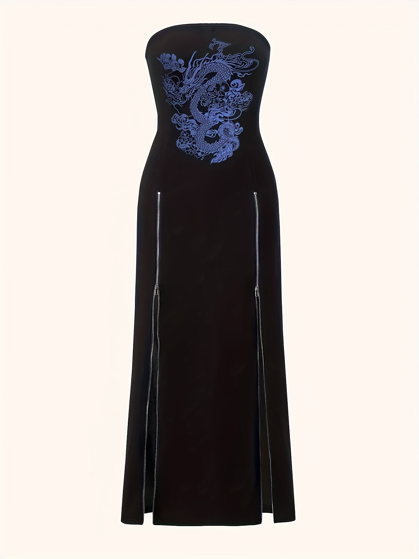ワンピース Tight Dragon Modern Camisole Long Fancy Dress dragon dress sold on Temu United States