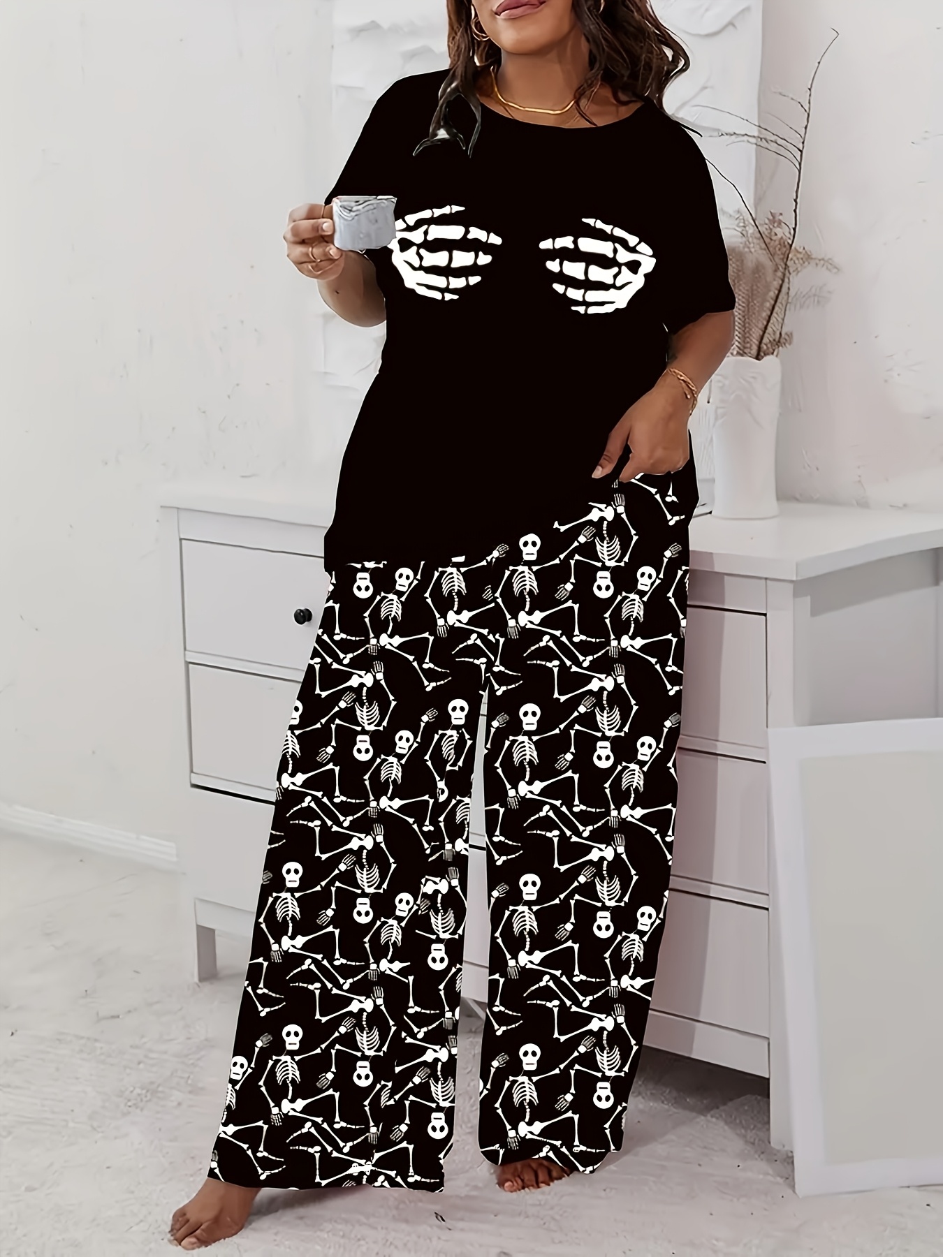 Halloween Overall Damen – Gemütlicher Kapuzen-Pyjama, Langärmelig, Für Herbst & Winter, Party Oder Lounge